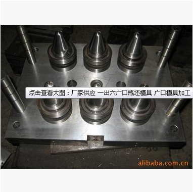 一出六廣口瓶坯模具
